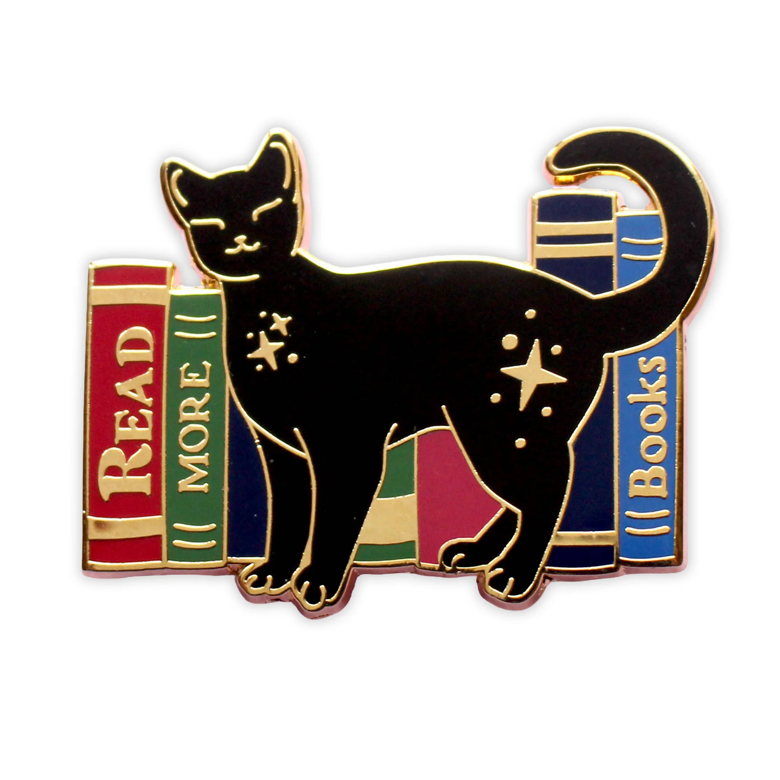 Read More Books Cat - Hard Enamel Pin