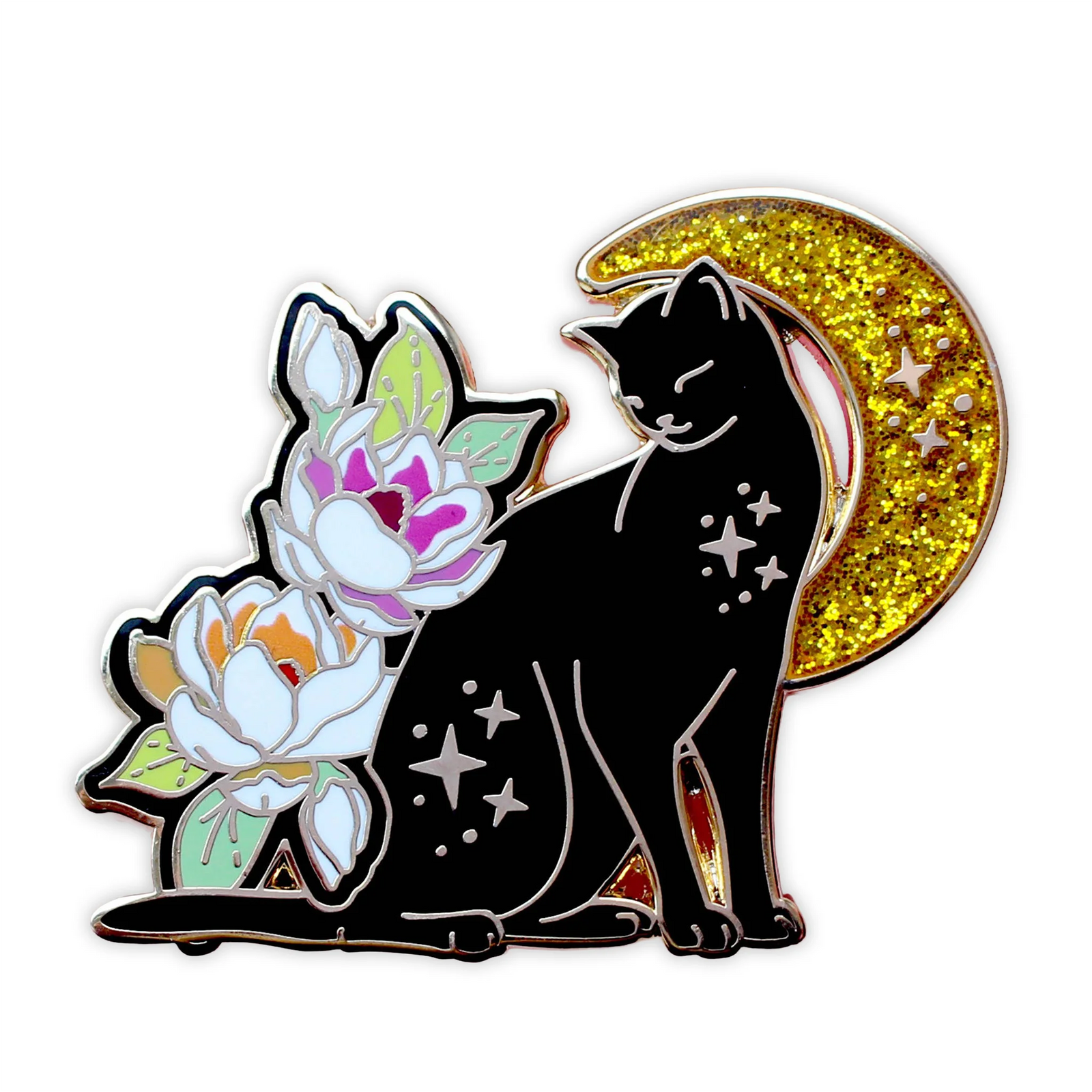 Magnolia Cat - Hard Enamel Pin