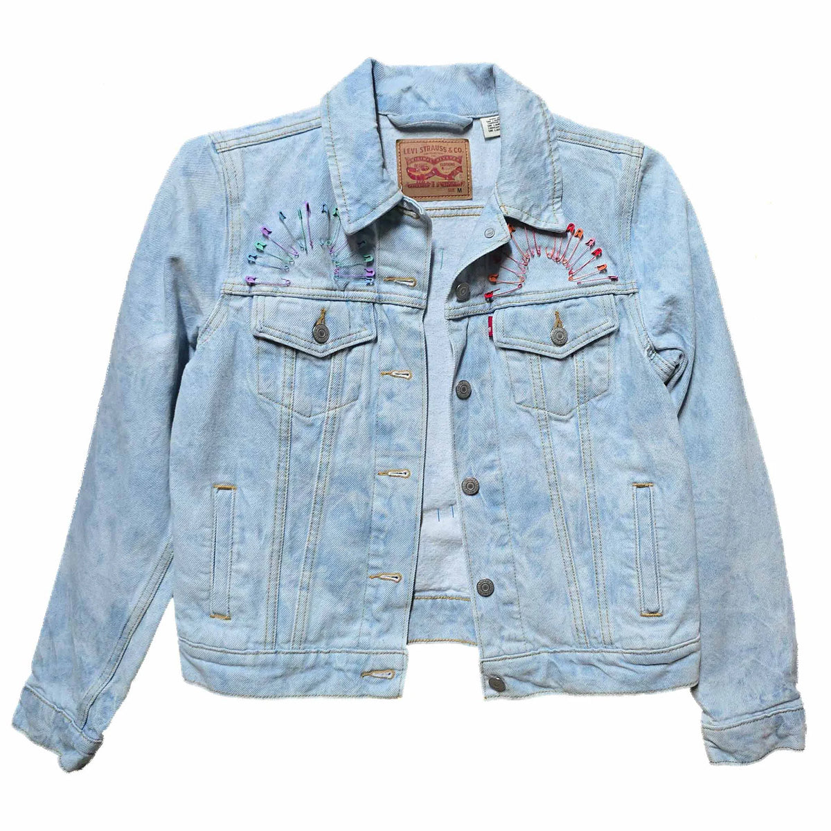Sun & Moon Cat - Upcycled Jacket