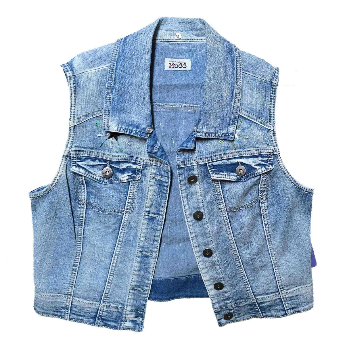 Alien Cat - Upcycled Vest
