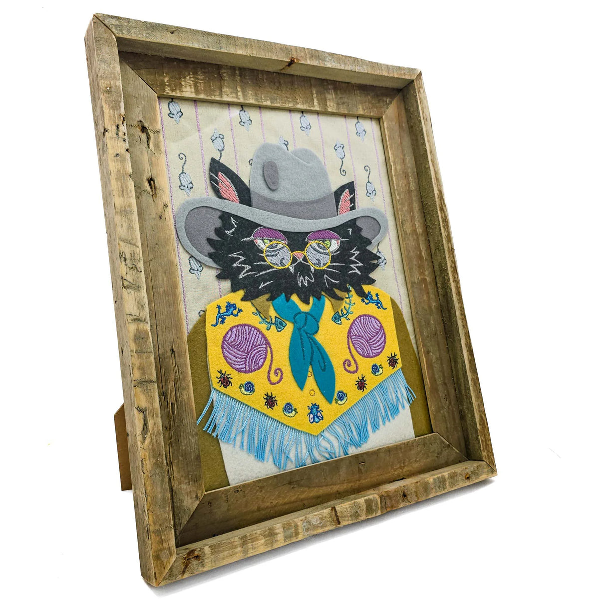Butch Catssidy - Original Textile Art