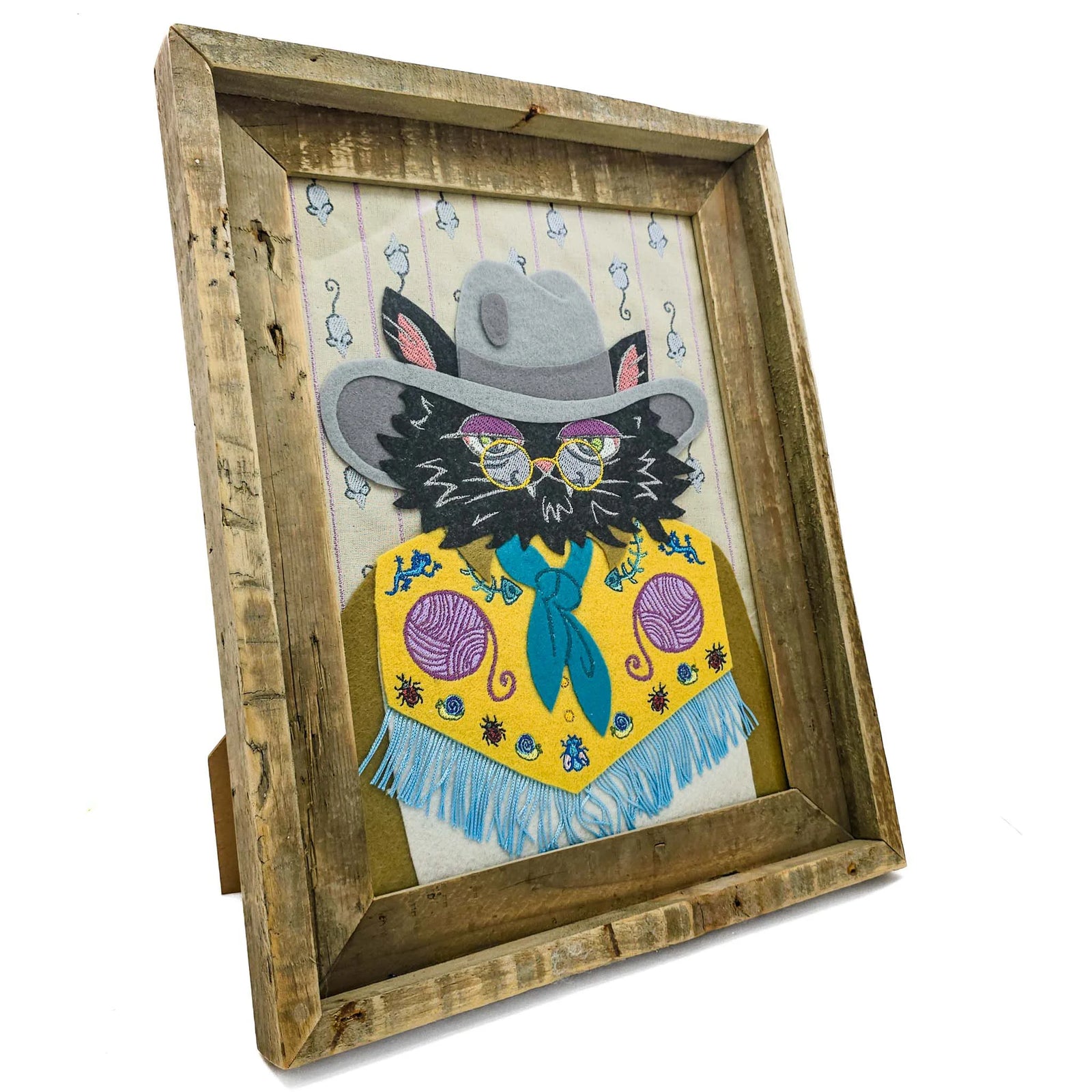 Butch Catssidy - Original Textile Art