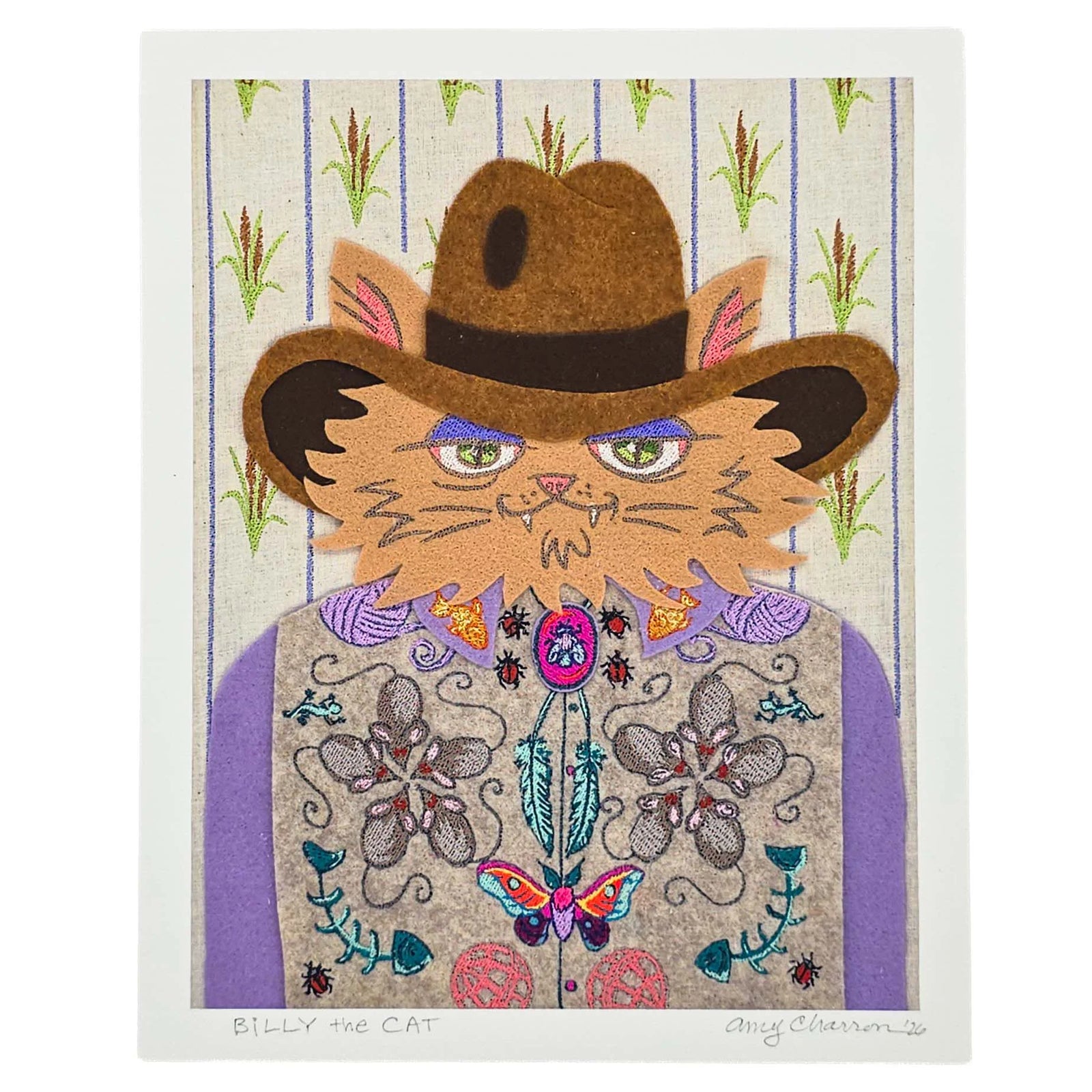 Billy the Cat - Signed Art Print