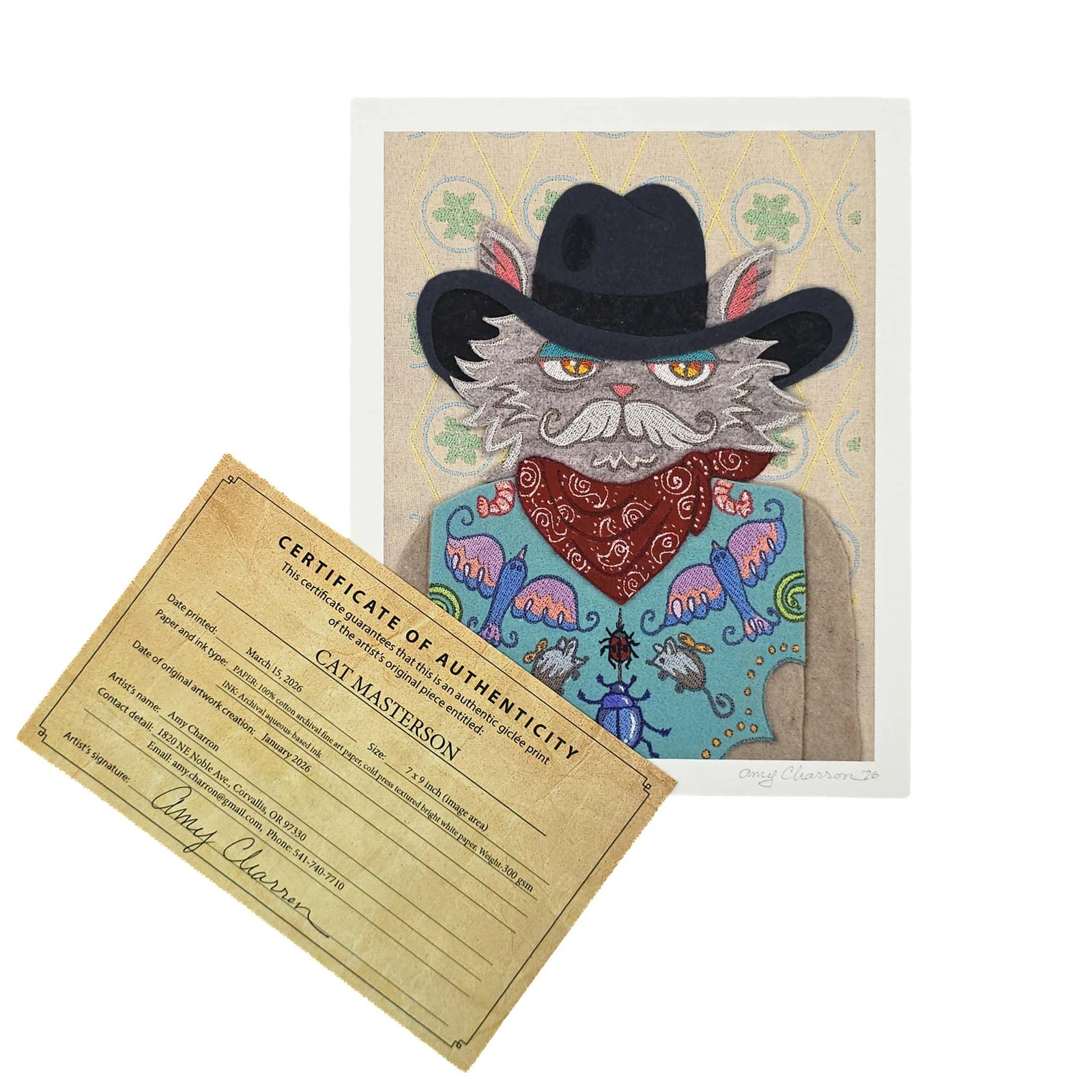 Cat Masterson - Signed Art Print