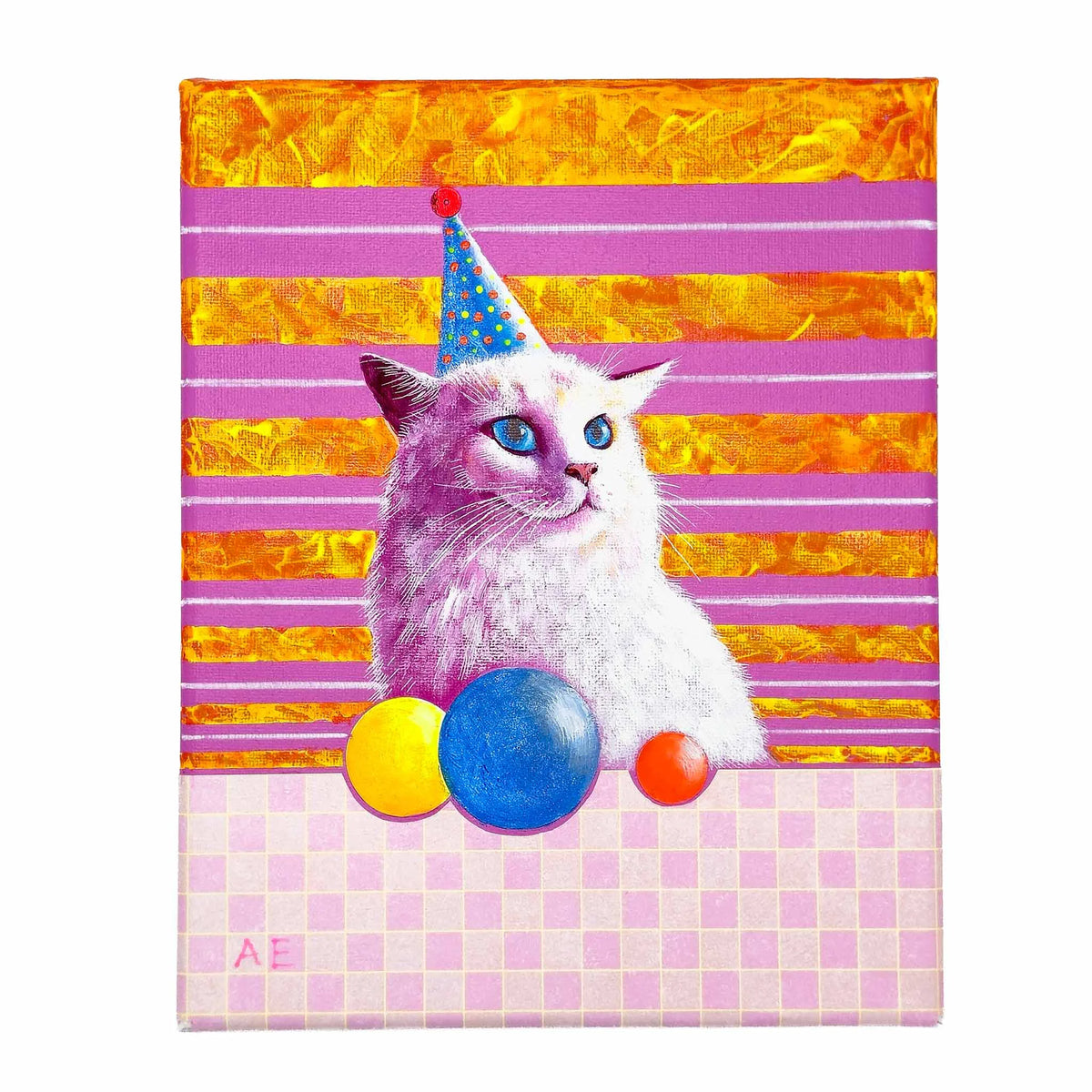 Birthday Party - UV Glow Original Painting