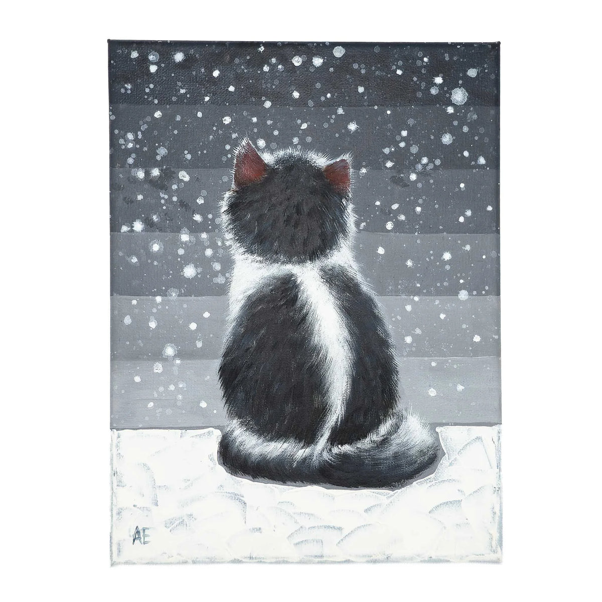First Snow - UV Glow Original Painting