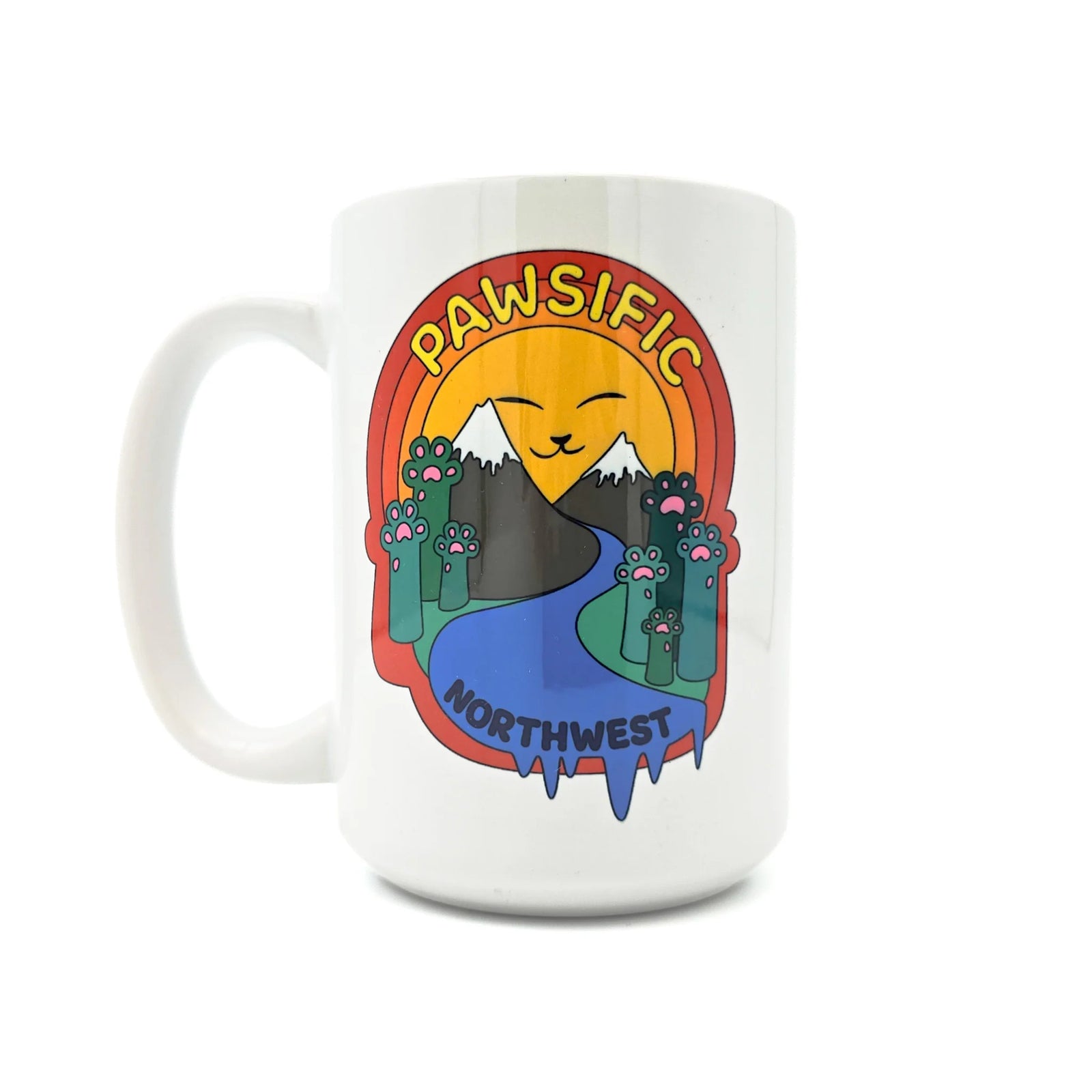 Pawsific Northwest - Ceramic Mug - 16oz