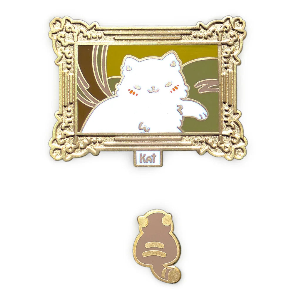Meowster Piece Pin Set - Hard Enamel Pin