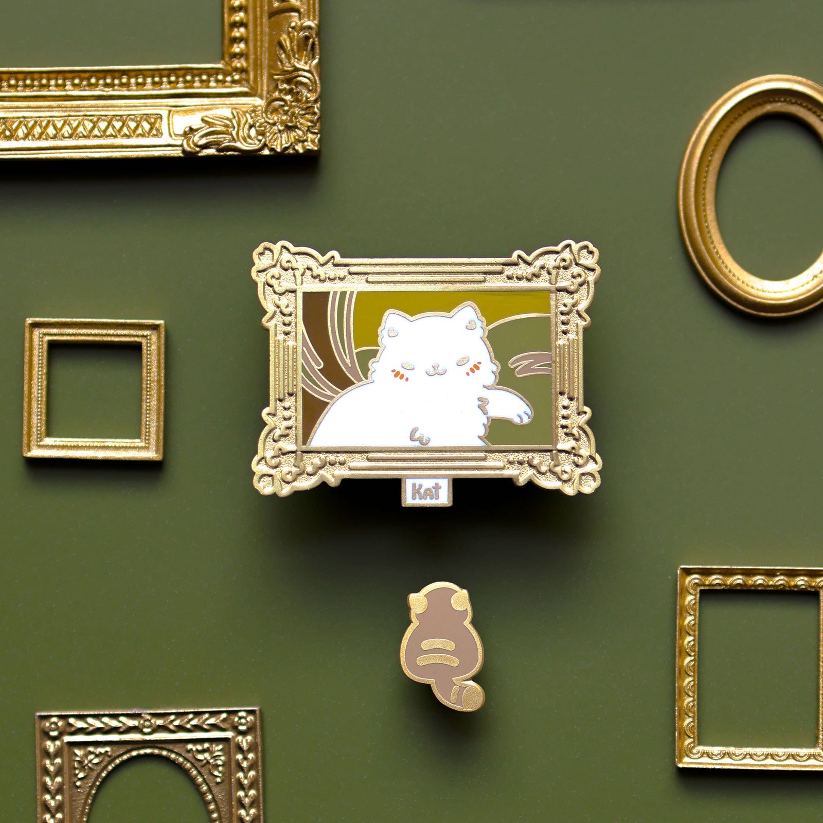 Meowster Piece Pin Set - Hard Enamel Pin