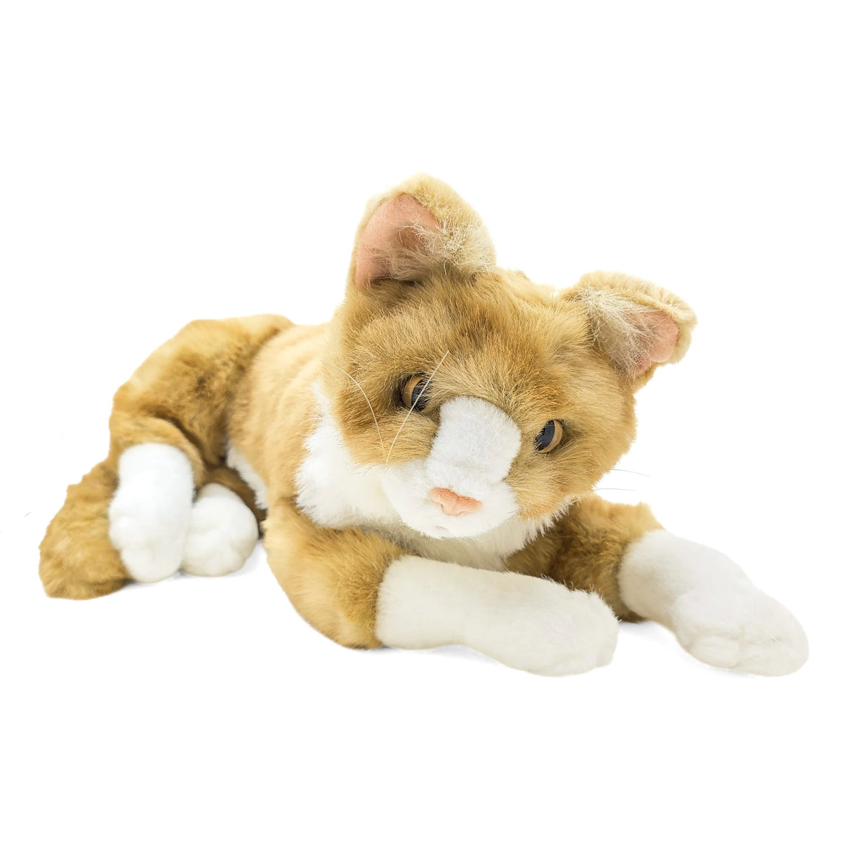 Orange Tabby with White Socks - Plushy Puppet