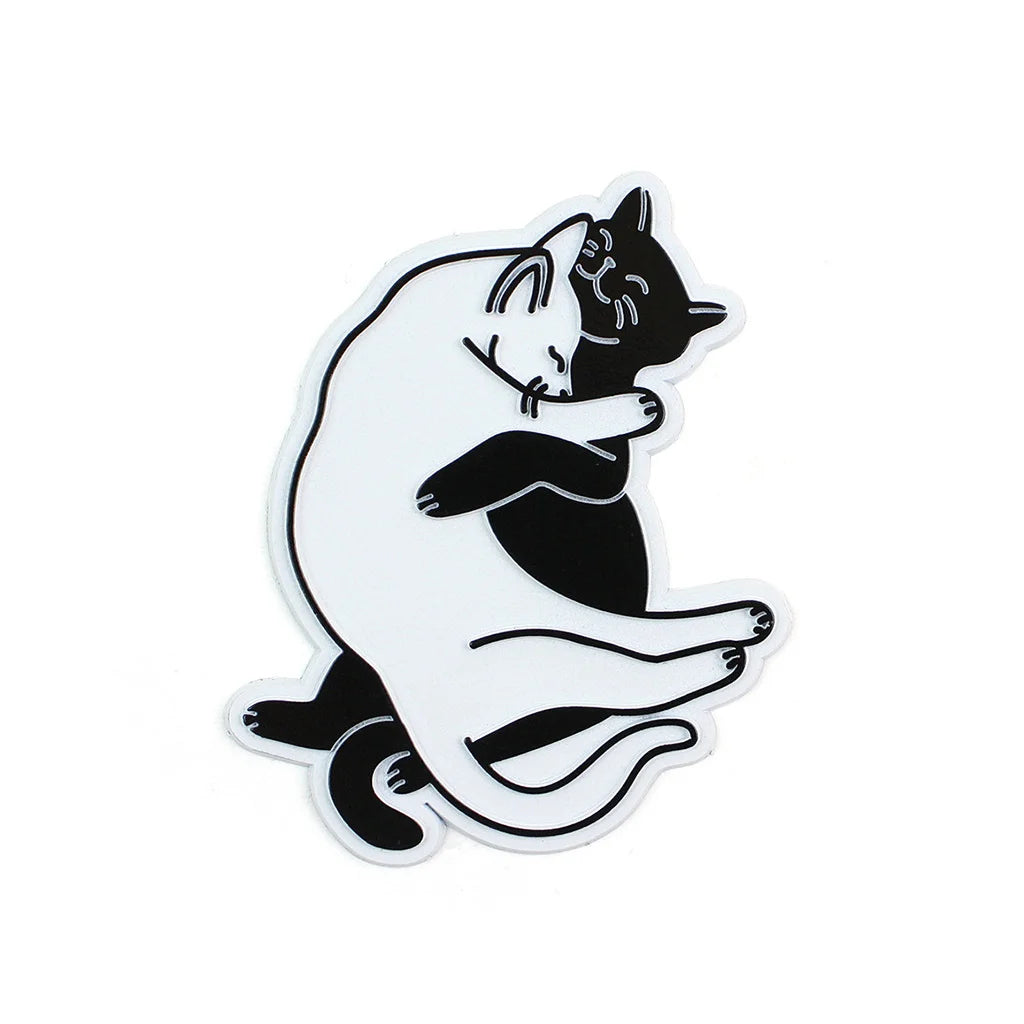 Snuggle Cats - Rubber Magnet