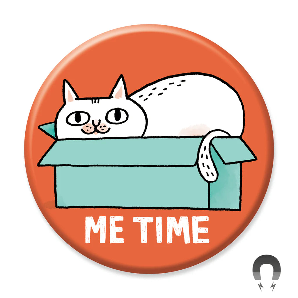 Me Time Cat Box - Magnet