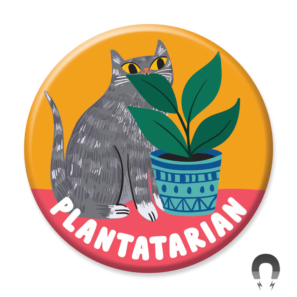 Plantatarian Cat - Magnet