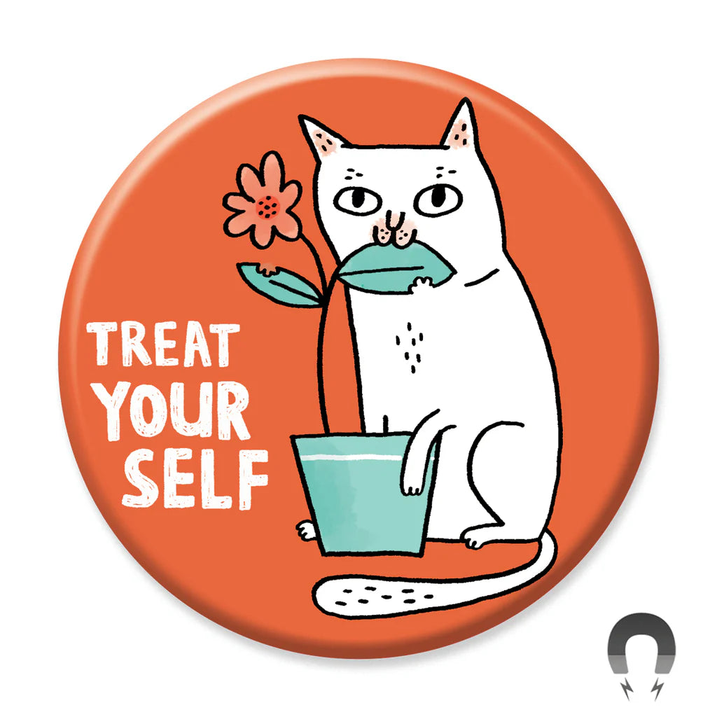 Treat Your Self - Cat Magnet