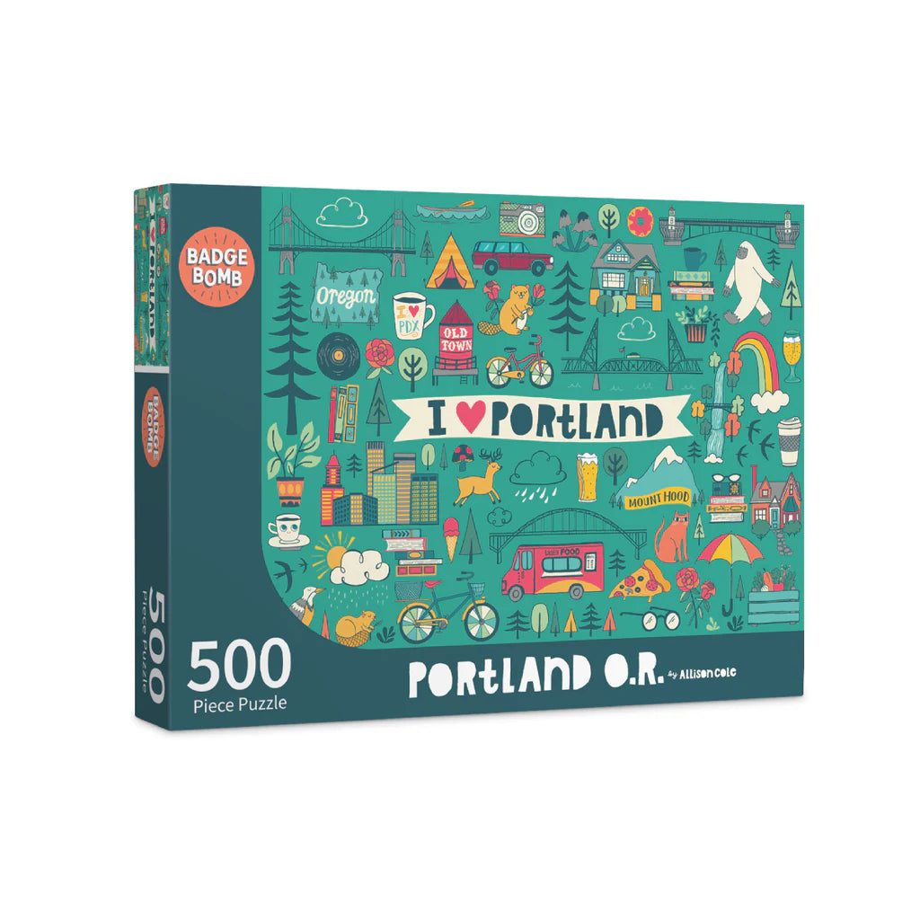 I Heart Portland - 500 Piece Puzzle