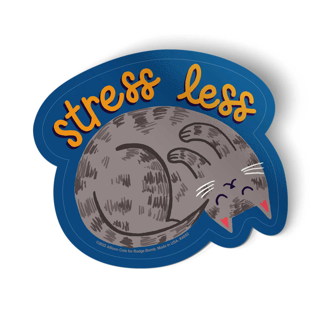 Stress Less - Kiss Cut Sticker