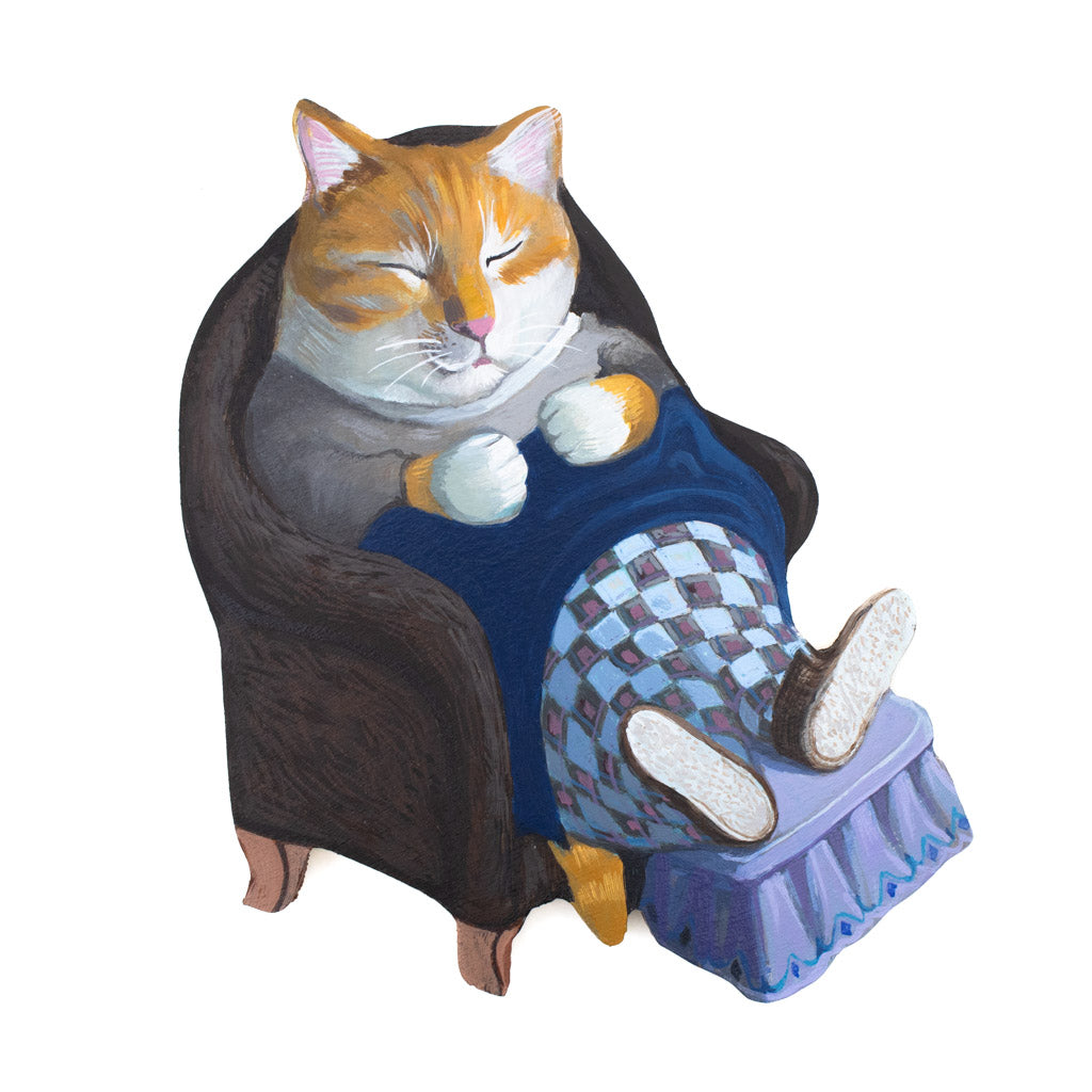 Cat Nap - Original Painting
