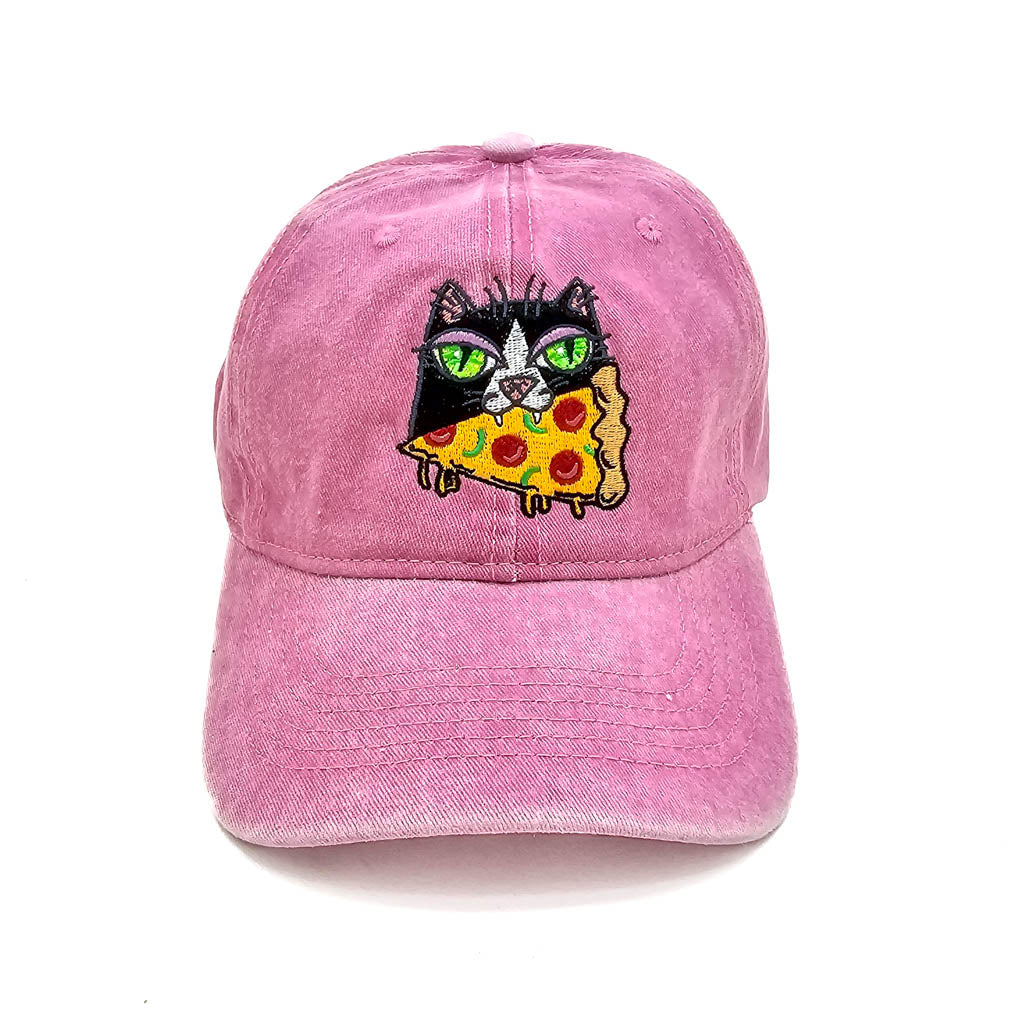 Tuxedo Pizza Cat - Embroidered Hat