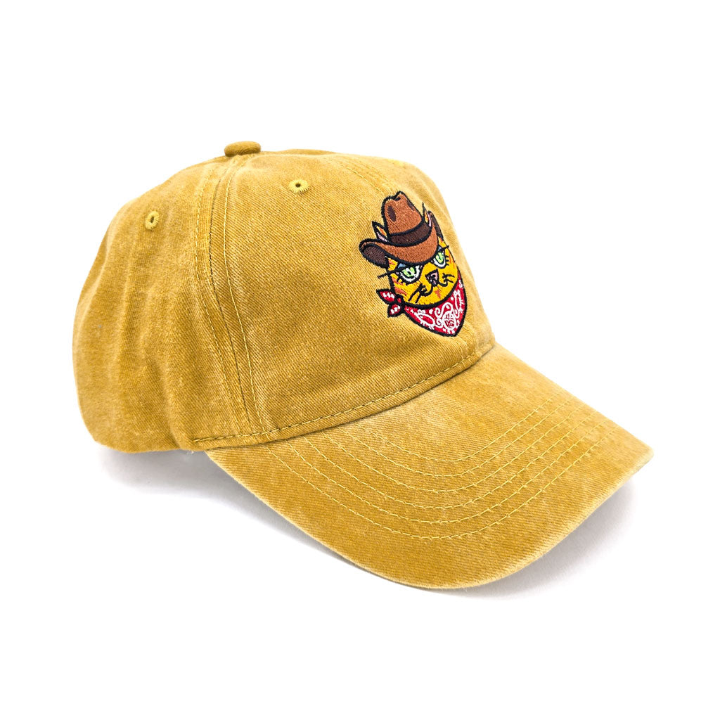 Orange Tabby Cowboy Cat - Embroidered Hat