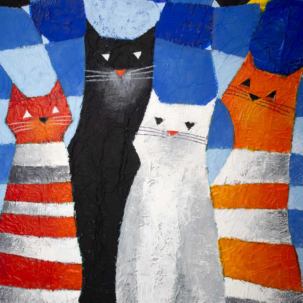 Constellation Of Cats - Original Painting