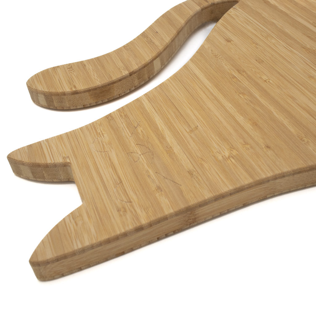 Happy Cat - Bamboo Cutting Board