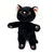 Cuddly Kitty Black - Soft Plushy