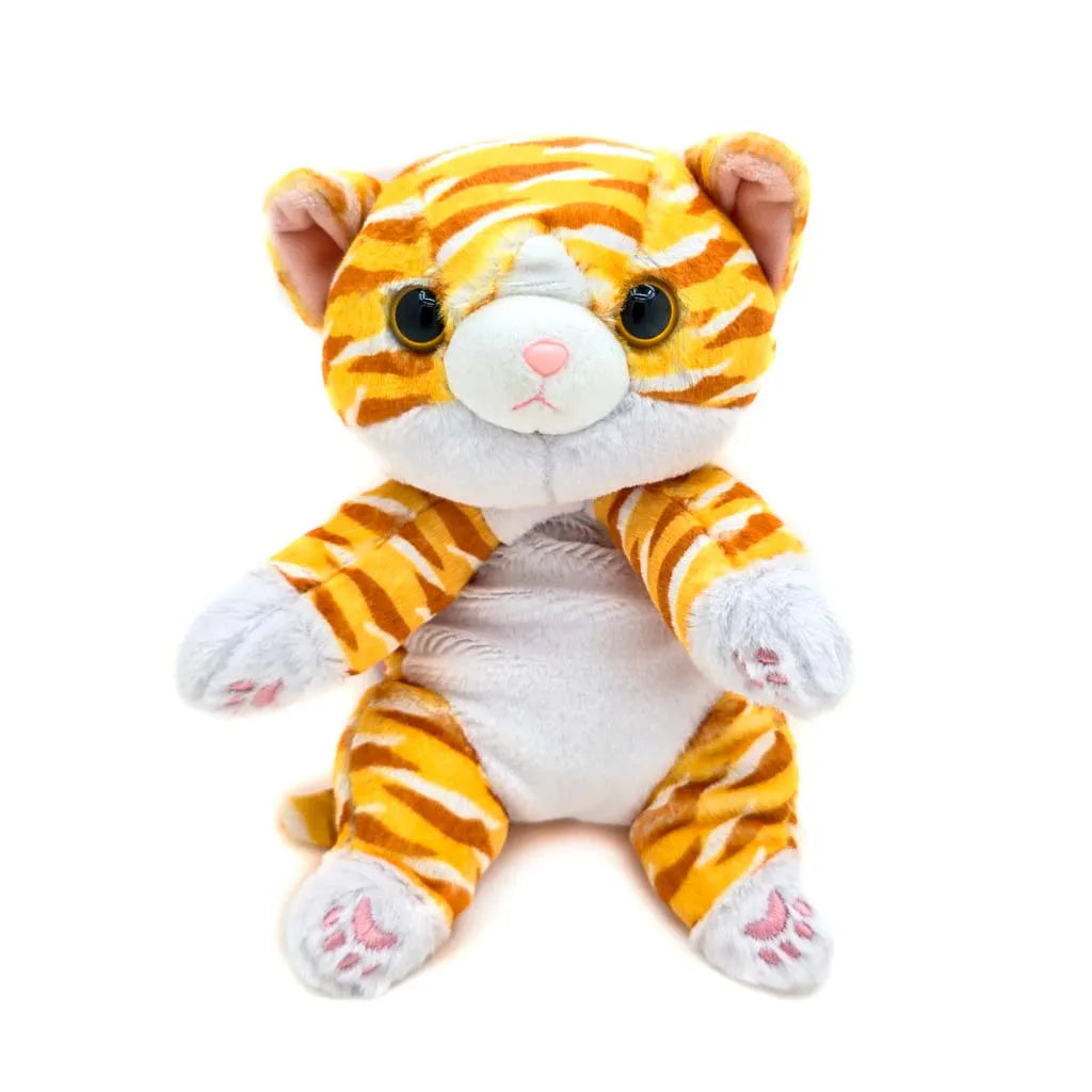 Cuddly Kitty Orange Stripy Tuxedo - Soft Plushy