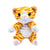 Cuddly Kitty Orange Stripy Tuxedo - Soft Plushy