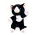 Cuddly Kitty Black Tuxedo - Soft Plushy