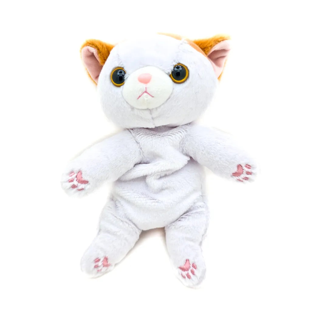 Cuddly Kitty White Calico - Soft Plushy