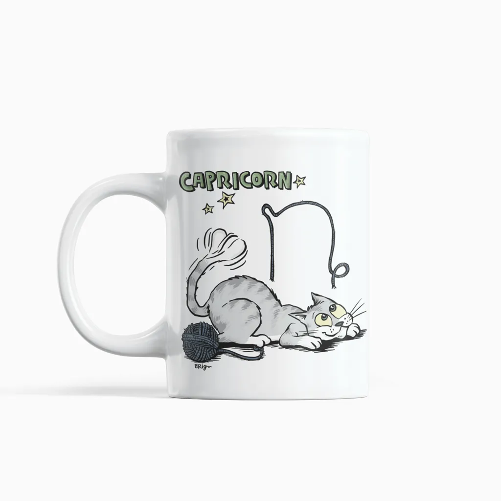 Bridgett Spicer ZodiCats Signs - Ceramic Mugs 16oz