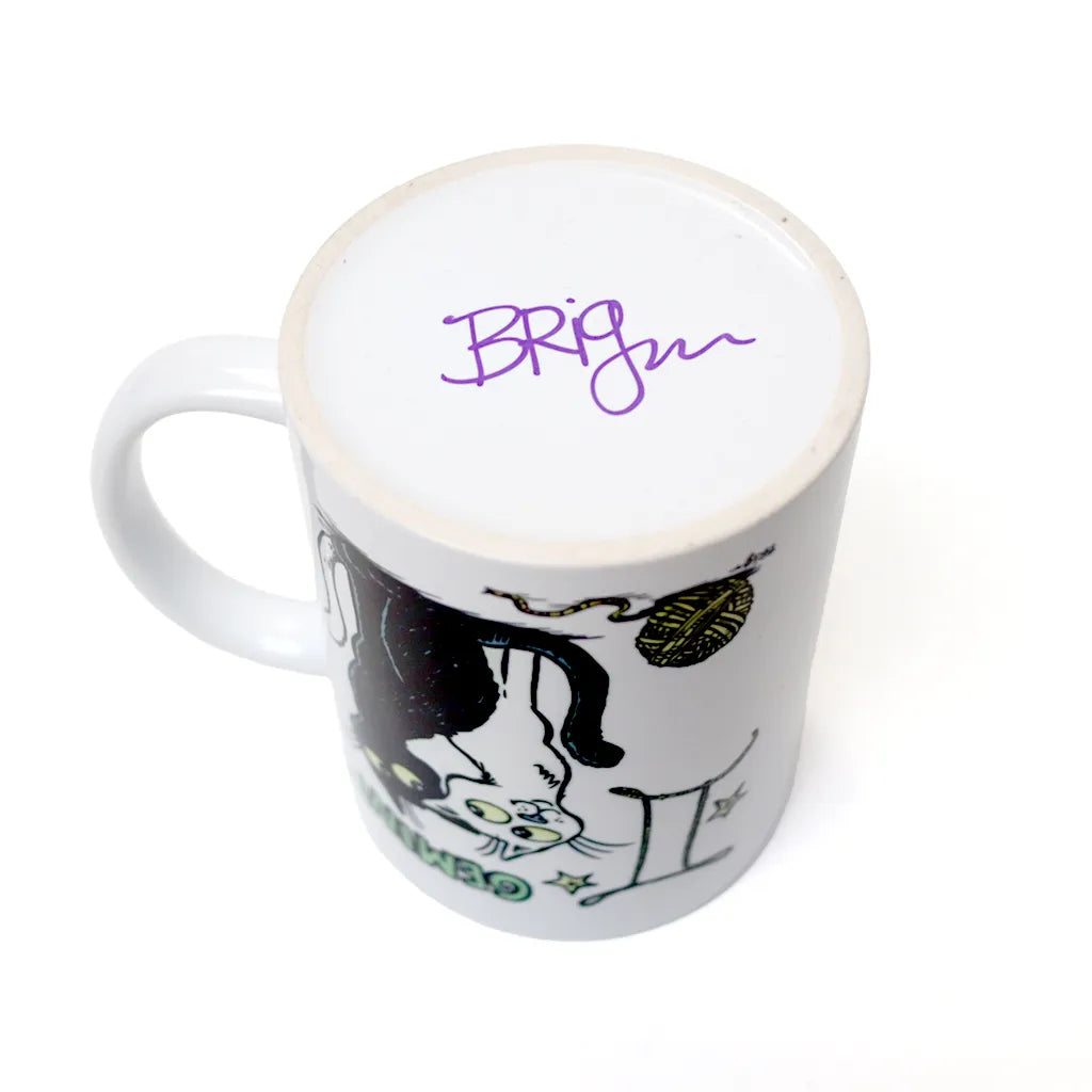 Bridgett Spicer ZodiCats Signs - Ceramic Mugs 16oz