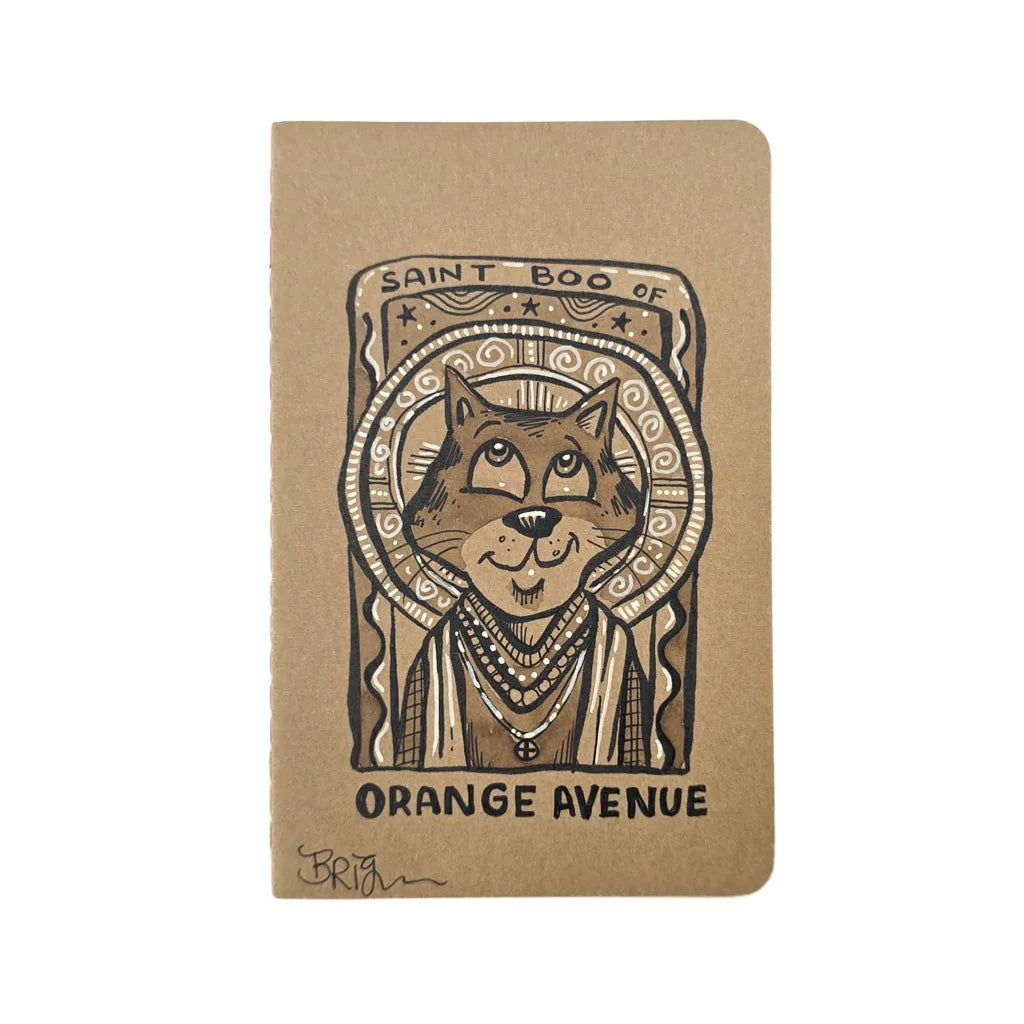 Saint Boo of Orange Ave - Hand Drawn Notebook