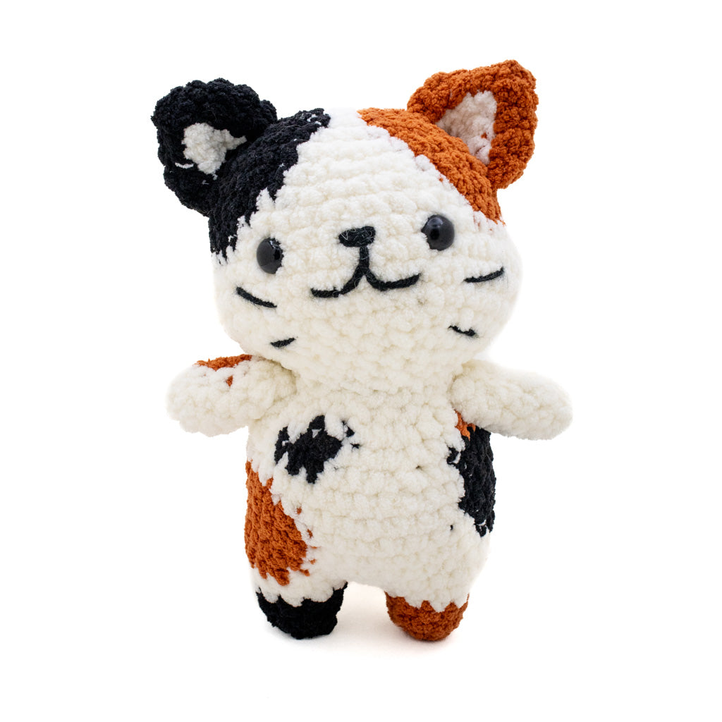 Calico Cat Kitty Doll - Hand Crochet