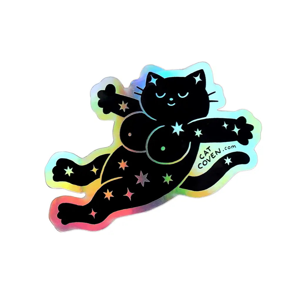 Magical Kitty - Holographic Sticker