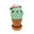 Potted Flowering Cattus - Super Soft Hand Crochet