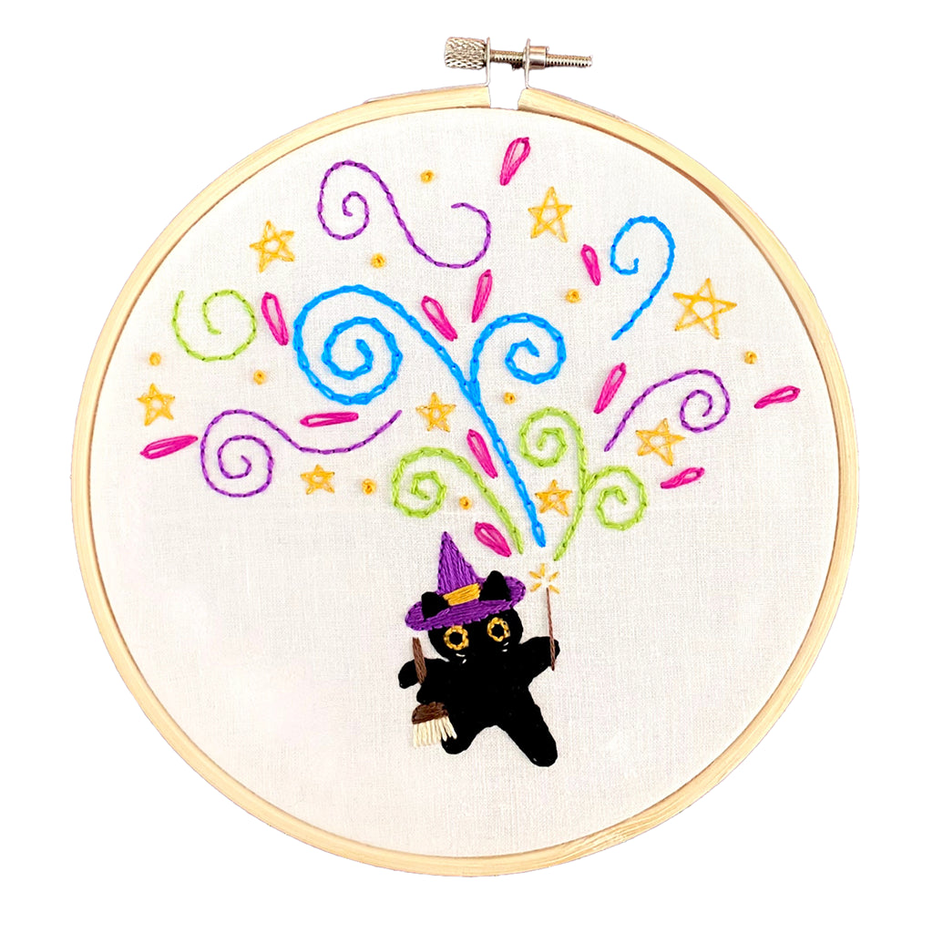 The Meowgician - Embroidery Kit