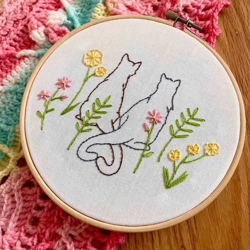 Purr Of Heart - Embroidery Kit