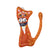 Orange Tabby Cat 2 - Fuse Glass Ornament