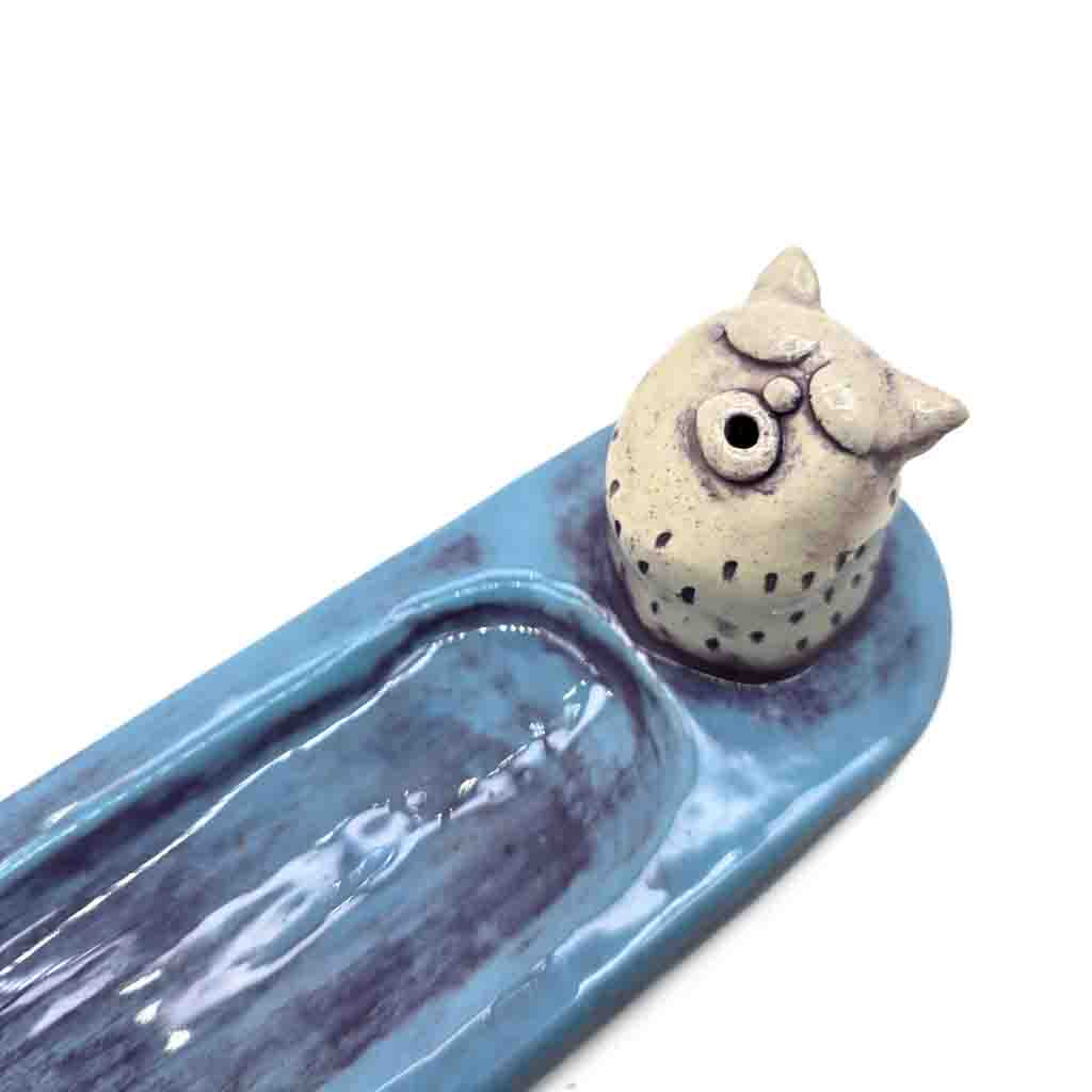 Cat on Tray - Incense Holder