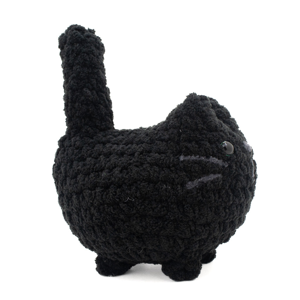BigBebez Black Cat - Super Soft Hand Crochet