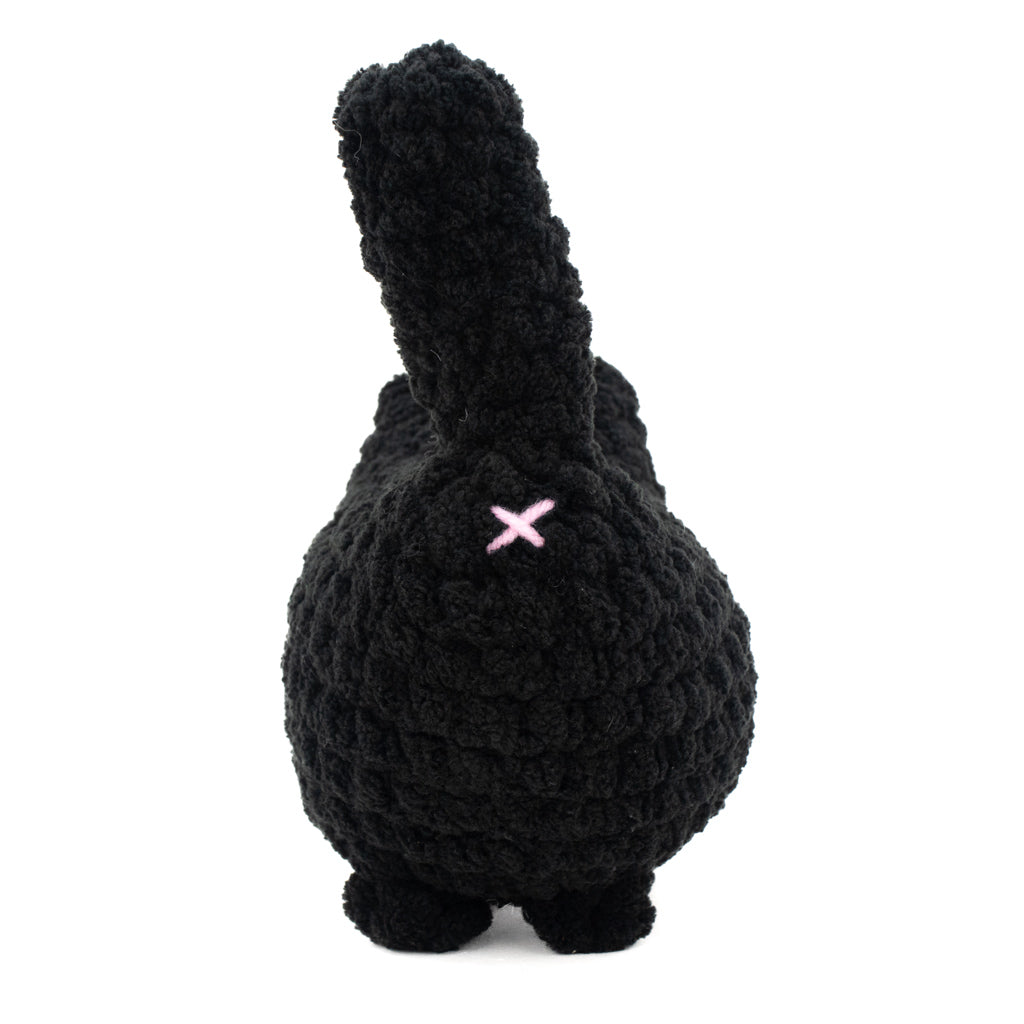 BigBebez Black Cat - Super Soft Hand Crochet