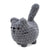 BigBebez Dark Grey Scottish Fold Cat - Super Soft Hand Crochet