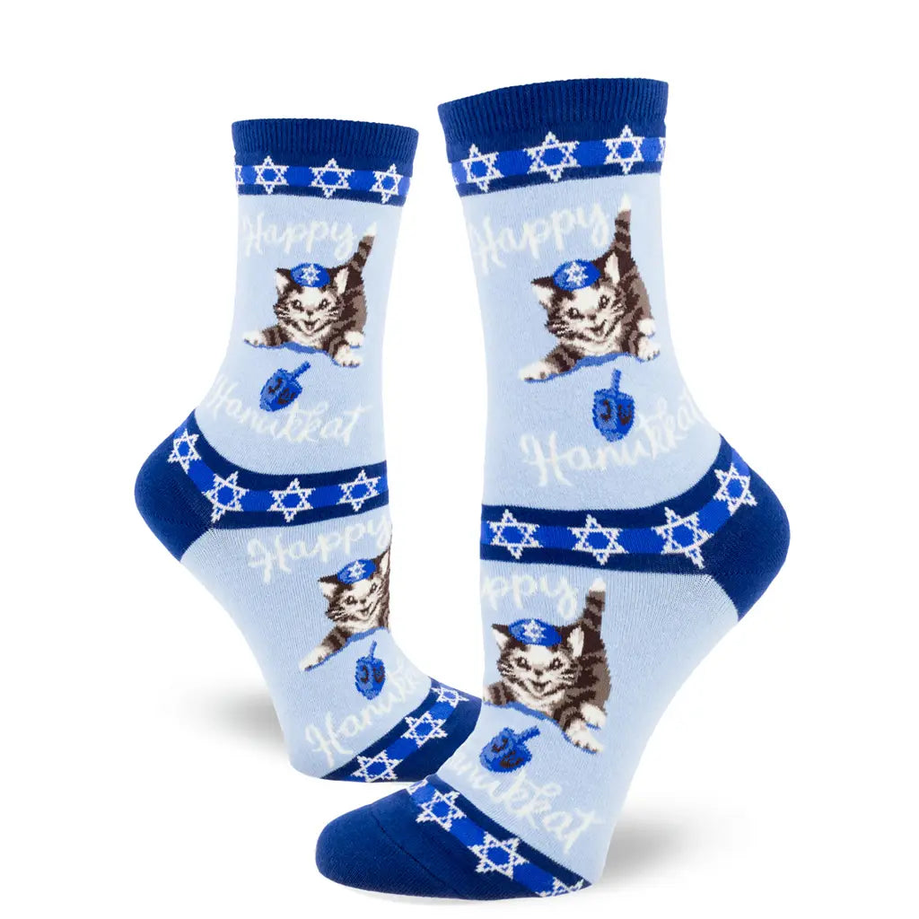 Blue Bell Hanukkat - Crew Socks - S/M