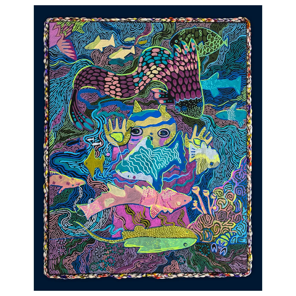 Do Cats Dream of Aquariums - Archival Art Print