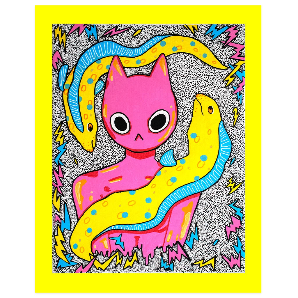 Electric Kitten - Archival Art Print