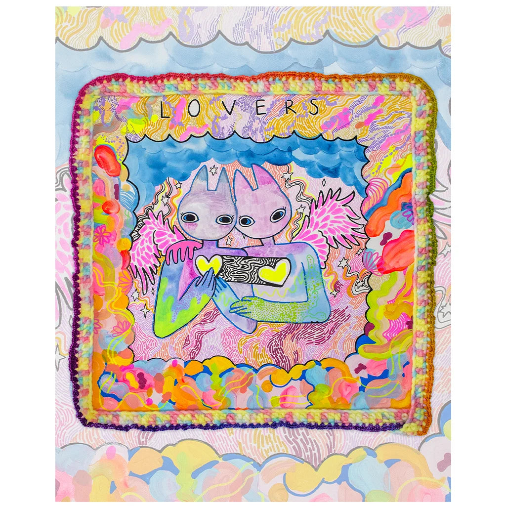 Lovers In A Safe Space In Time - Archival Art Print