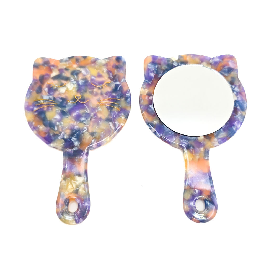 Happy Kitty Face - Mini Mirror