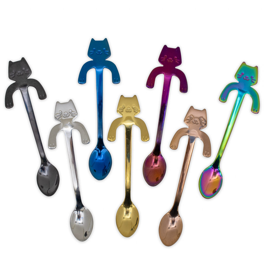 Hanging Kitty - Stainless Steel Spoons