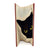 Peeking Black Cat - Yellow Eyes - Rust & Brown Book Sculpture